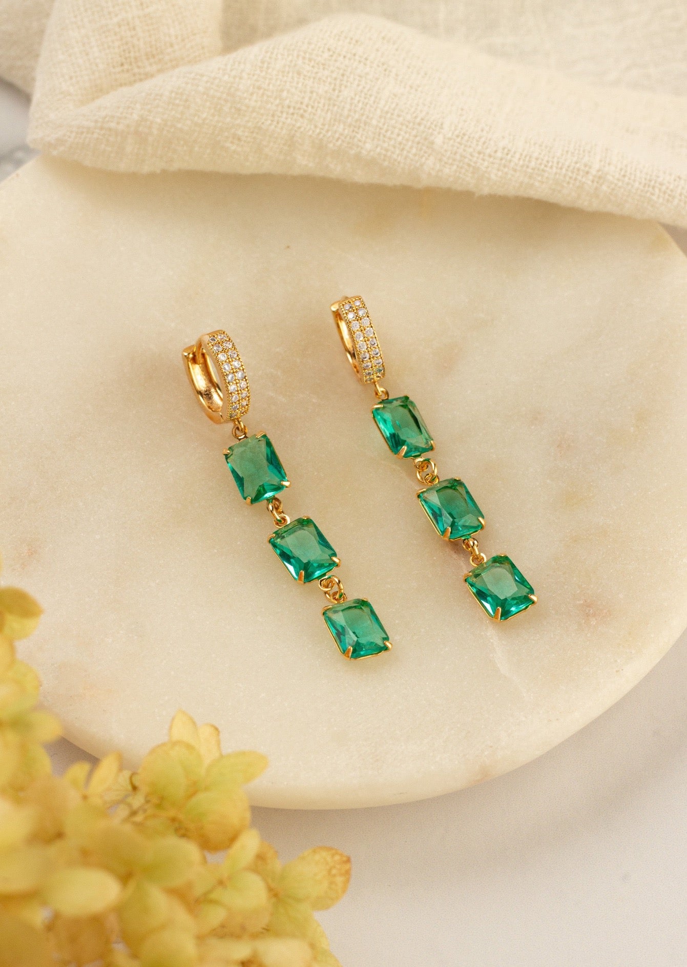 Green Grace Earrings